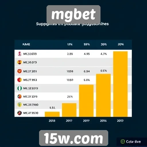 Estatísticas de popularidade do Mgbet entre jogadores